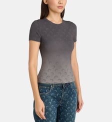 T-shirt slim Faded Moon coton  Marine Serre