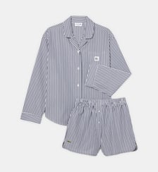 Ensemble pyjama short à rayures Lacoste