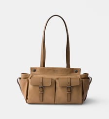 Cabas Route en cuir Prada