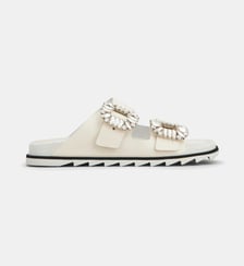 Sandales plates Slidy Viv Strass Roger Vivier