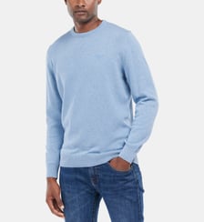 Pull droit en coton Pima Barbour