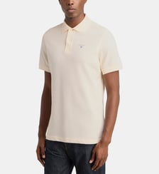 Polo droit en coton piqué Barbour