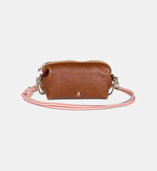 Sac pochette Nuage cuir bubble ou tressé Craie