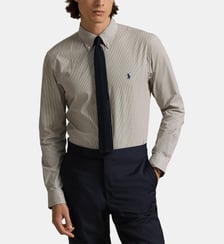 Chemise custom fit à rayures en coton Polo Ralph Lauren