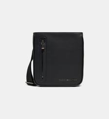 Sacoche plate Modern enduit Tommy Hilfiger
