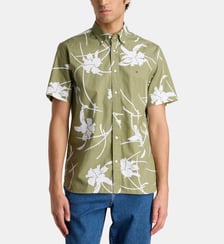 Chemisette droite fleurs tropicales coton Tommy Hilfiger