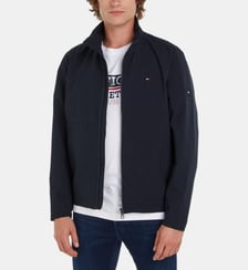 Blouson court droit zippé en nylon Tommy Hilfiger
