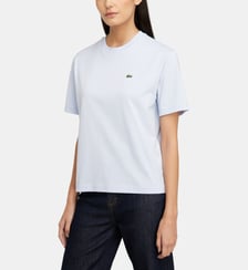 T-shirt droit basique logo coton Lacoste