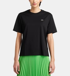 T-shirt droit basique logo coton Lacoste