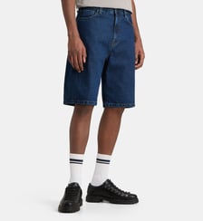 Short droit long Landon en denim de coton Carhartt WIP