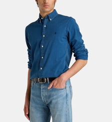Chemise custom fit seersucker coton Polo Ralph Lauren