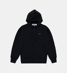Sweat zippé capuche logo cœur Comme des Garçons PLAY