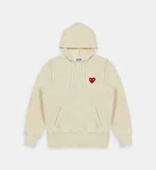 Sweat droit molleton logo cœur unisexe Comme des Garçons PLAY