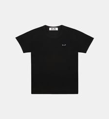 T-shirt droit coton logo cœur unisexe Comme des Garçons PLAY