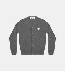 Cardigan court droit en laine unisexe Comme des Garçons PLAY
