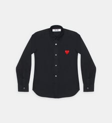 Chemise droite en coton unisexe Comme des Garçons PLAY