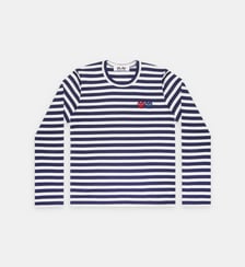 T-shirt manches longues rayures unisexe Comme des Garçons PLAY