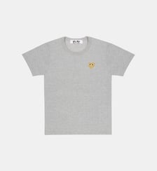 T-shirt droit coton logo cœur unisexe coton Comme des Garçons PLAY