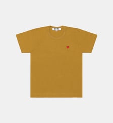 T-shirt droit coton unisexe Comme des Garçons PLAY
