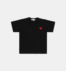 T-shirt droit en coton signature Comme des Garçons PLAY