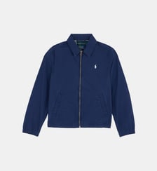 Blouson droit siglé en toile de coton Polo Ralph Lauren