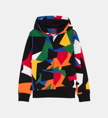 Sweat zippé à capuche en coton mélangé Polo Ralph Lauren