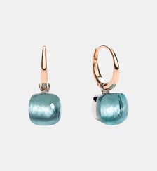 Boucles d'Oreilles Petites - Topaze bleu ciel Pomellato