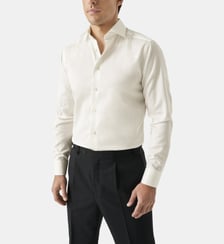 Chemise contemporary twill de coton Eton