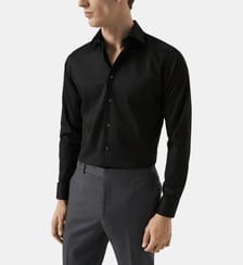 Chemise contemporary twill de coton Eton