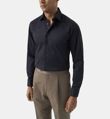 Chemise contemporary twill de coton Eton