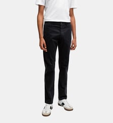 Pantalon chino slim coton stretch satiné BOSS