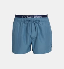 Short de bain uni Intense Power double taille Calvin Klein