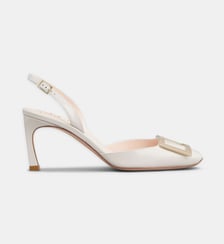 Escarpins Trompette Boucle Métal Slingback 70 Roger Vivier
