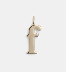 Pendentif charm Alphabet F en laiton Chloé