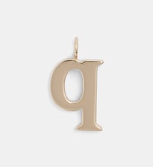 Pendentif charm Alphabet Q en laiton Chloé