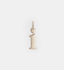 Pendentif charm Alphabet i en laiton Chloé