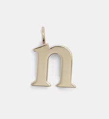 Pendentif charm Alphabet N en laiton Chloé