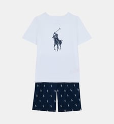 Ensemble t-shirt et short pony coton Polo Ralph Lauren