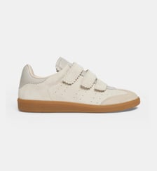 Baskets basses Beth scratch en cuir suédé Isabel Marant