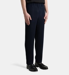 Pantalon droit au plissé ondulé uni HOMME PLISSÉ ISSEY MIYAKE