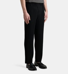 Pantalon droit au plissé ondulé uni HOMME PLISSÉ ISSEY MIYAKE