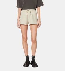 Short de sport court en coton et lin American Vintage