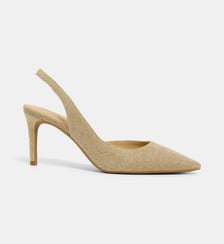 Escarpins sling back Alina pailletées Michael Kors