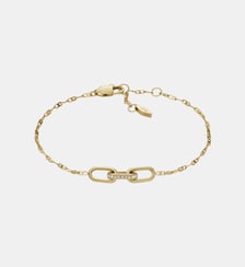 Bracelet avec 3 anneaux Fossil