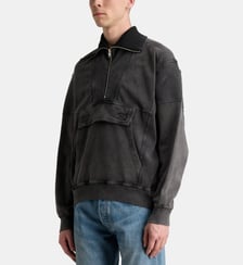 Sweat Preston délavé col camionneur coton Isabel Marant