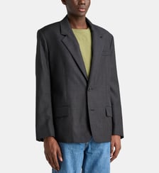 Veste de costume Nolan tartan discret laine vierge Isabel Marant