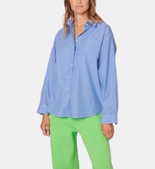 Chemise droit à rayures American Vintage