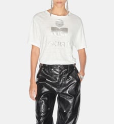 T-shirt Zewel en lin Isabel Marant