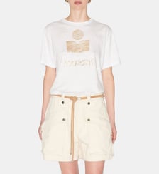 T-shirt Zewel en lin Isabel Marant