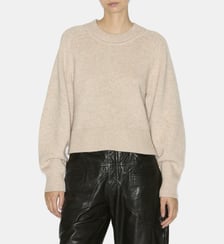 Pull évasé Leandra en laine et cachemire Isabel Marant
